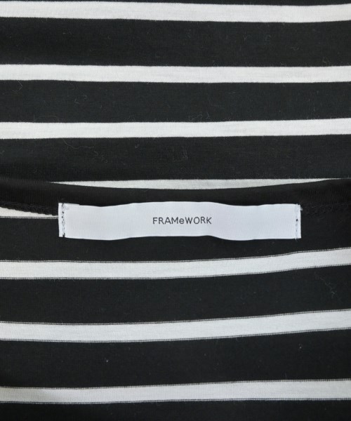 FRAMeWORK（フレームワーク）Tシャツ・カットソー 黒 サイズ:F レディース/2200678421017