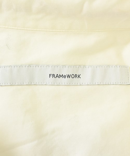 FRAMeWORK（フレームワーク）カジュアルシャツ 白 サイズ:F レディース/2200682613033
