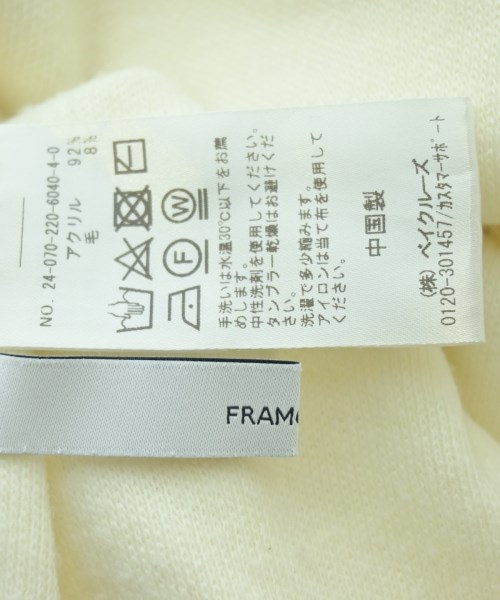 FRAMeWORK（フレームワーク）ニット・セーター 白 サイズ:F レディース/2200680343031
