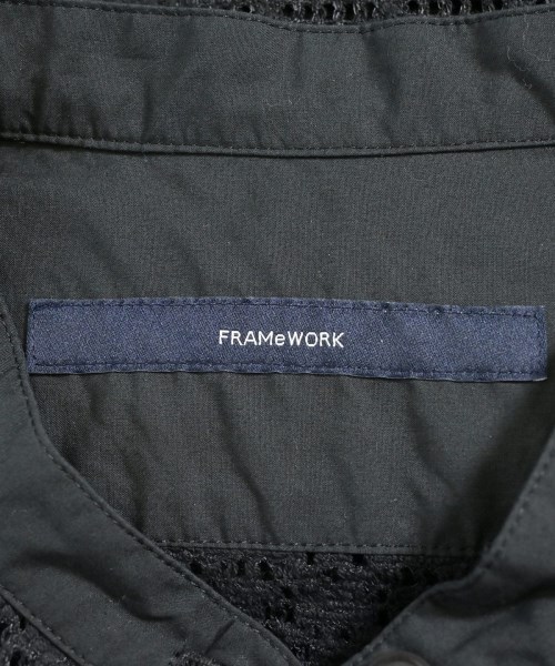 FRAMeWORK（フレームワーク）カジュアルシャツ 黒 サイズ:F レディース/2200679739043