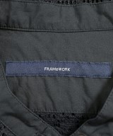 FRAMeWORK（フレームワーク）カジュアルシャツ 黒 サイズ:F レディース/2200679739043