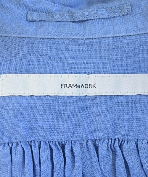 FRAMeWORK（フレームワーク）カジュアルシャツ 青 サイズ:F レディース/2200679739074