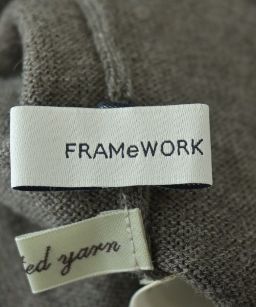 FRAMeWORK（フレームワーク）ワンピース 茶 サイズ:F レディース/2200680316011