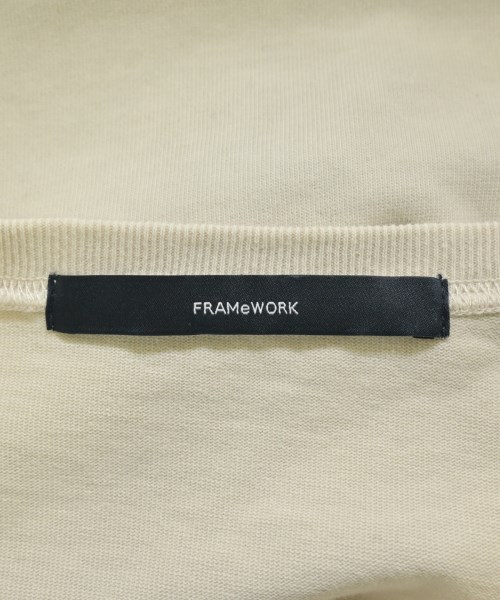 FRAMeWORK（フレームワーク）Tシャツ・カットソー 白 サイズ:F レディース/2200681603172