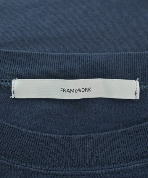FRAMeWORK（フレームワーク）Tシャツ・カットソー 紺 サイズ:F レディース/2200686517030