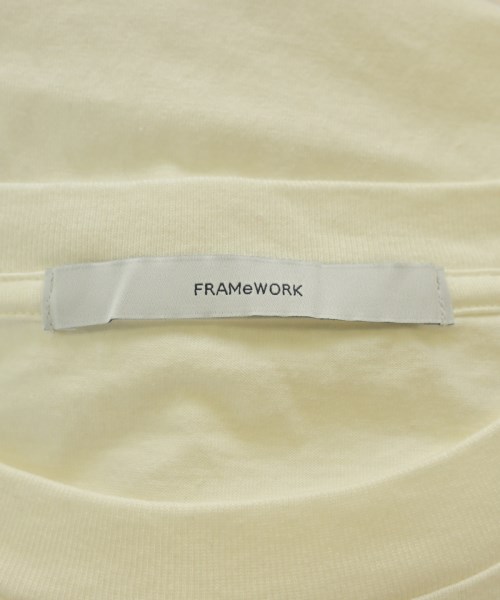 FRAMeWORK（フレームワーク）Tシャツ・カットソー 白 サイズ:F レディース/2200686644026