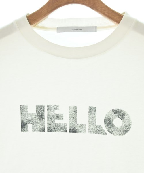 FRAMeWORK（フレームワーク）Tシャツ・カットソー 白 サイズ:F レディース/2200686644026