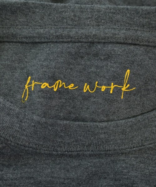 FRAMeWORK（フレームワーク）Tシャツ・カットソー グレー サイズ:F レディース/2200686548119