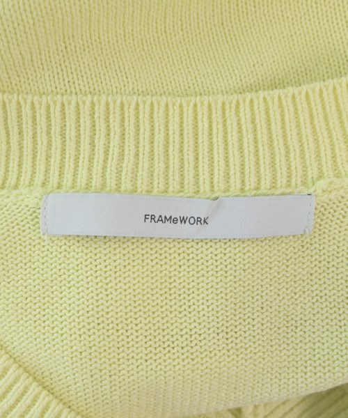 FRAMeWORK（フレームワーク）ニット・セーター 黄 サイズ:F レディース/2200684062020