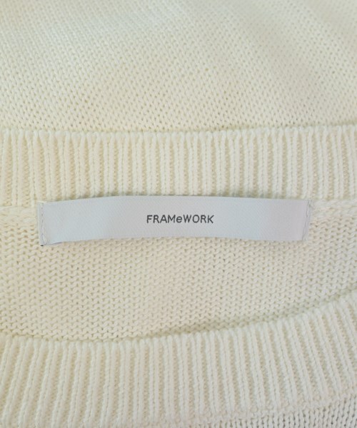 FRAMeWORK（フレームワーク）ニット・セーター 白 サイズ:F レディース/2200684062037