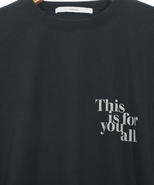 FRAMeWORK（フレームワーク）Tシャツ・カットソー 黒 サイズ:F レディース/2200684435039