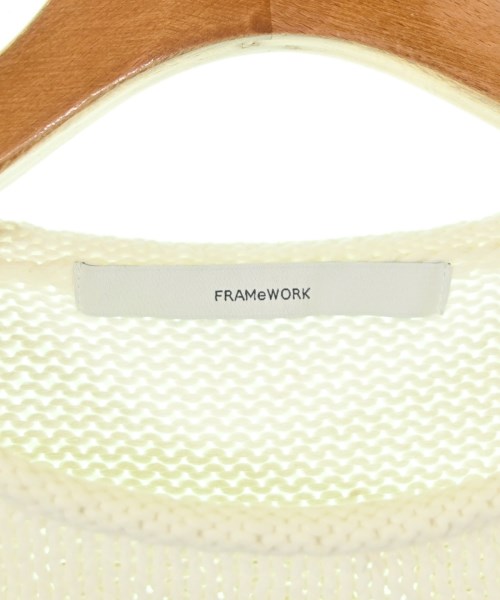 FRAMeWORK（フレームワーク）ニット・セーター 白 サイズ:F レディース/2200672693045