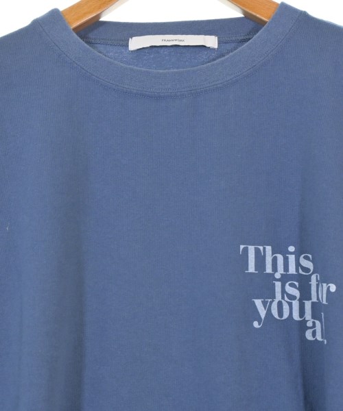 FRAMeWORK（フレームワーク）Tシャツ・カットソー 青 サイズ:F レディース/2200682706247