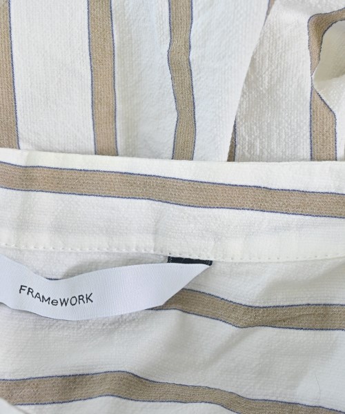 FRAMeWORK（フレームワーク）カジュアルシャツ 白 サイズ:F レディース/2200683514148