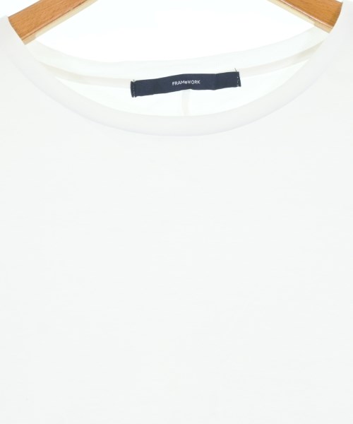 FRAMeWORK（フレームワーク）Tシャツ・カットソー 白 サイズ:F レディース/2200683190021
