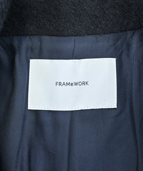 FRAMeWORK（フレームワーク）ステンカラーコート 紺 サイズ:38(M位) レディース/2200685604014