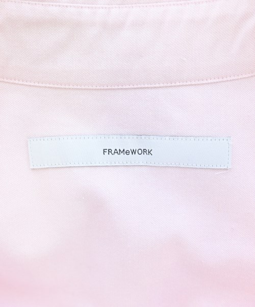 FRAMeWORK（フレームワーク）カジュアルシャツ ピンク サイズ:F レディース/2200685772089