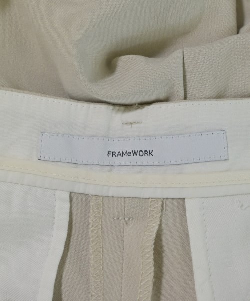 FRAMeWORK（フレームワーク）スラックス ベージュ サイズ:36(S位) レディース/2200685114025