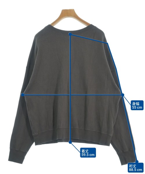 FRAMeWORK（フレームワーク）Tシャツ・カットソー グレー サイズ:F レディース/2200688401016