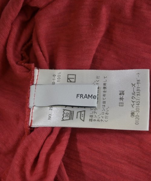 FRAMeWORK（フレームワーク）Tシャツ・カットソー 赤 サイズ:-(M位) レディース/2200690675030