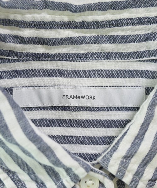 FRAMeWORK（フレームワーク）カジュアルシャツ 紺 サイズ:F レディース/2200684040011