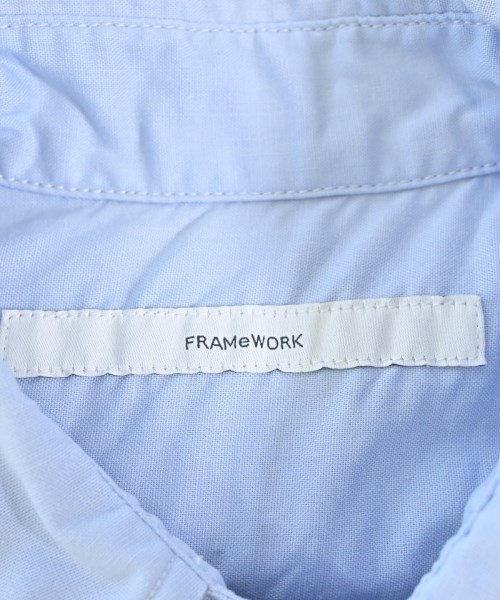 FRAMeWORK（フレームワーク）カジュアルシャツ 青 サイズ:F レディース/2200685190043