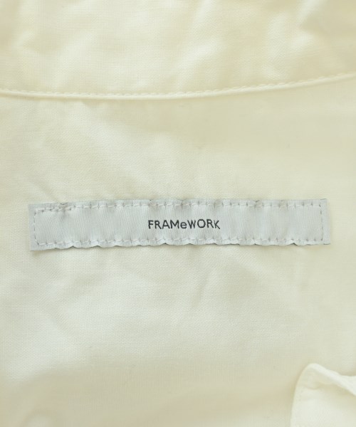 FRAMeWORK（フレームワーク）カジュアルシャツ 白 サイズ:F レディース/2200685190050