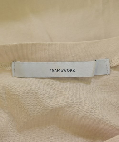 FRAMeWORK（フレームワーク）Tシャツ・カットソー ベージュ サイズ:F レディース/2200686670100