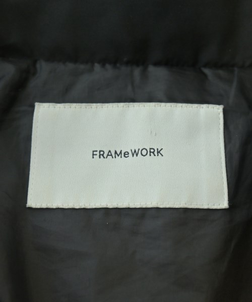 FRAMeWORK（フレームワーク）ダウンジャケット/ダウンベスト 黒 サイズ:38(M位) レディース/2200691796017