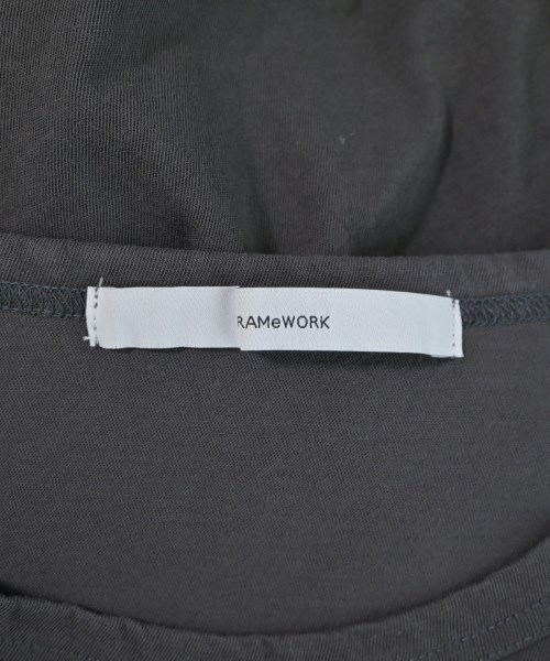FRAMeWORK（フレームワーク）Tシャツ・カットソー グレー サイズ:F レディース/2200684506043