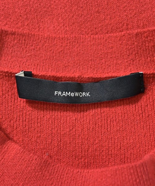 FRAMeWORK（フレームワーク）ニット・セーター 赤 サイズ:F レディース/2200684506081