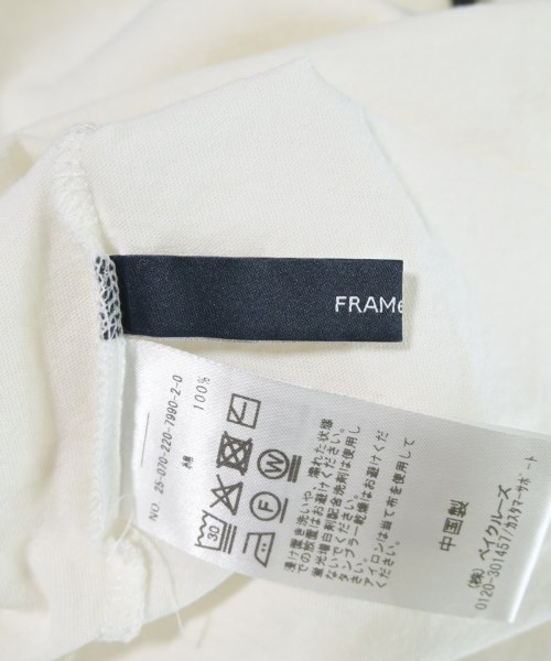 FRAMeWORK（フレームワーク）Tシャツ・カットソー 白 サイズ:F レディース/2200684506135