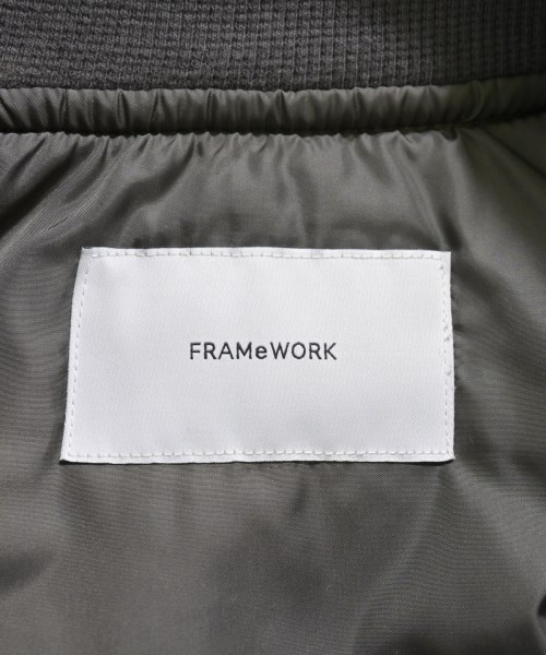 FRAMeWORK（フレームワーク）ミリタリーブルゾン グレー サイズ:36(S位) レディース/2200688033040