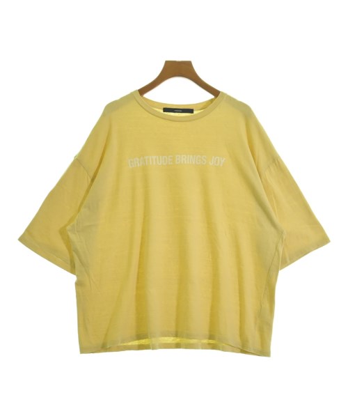 FRAMeWORK(フレームワーク)Tシャツ・カットソー 黄 サイズ:F/2200688976101