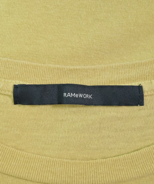 FRAMeWORK（フレームワーク）Tシャツ・カットソー 黄 サイズ:F レディース/2200688976101