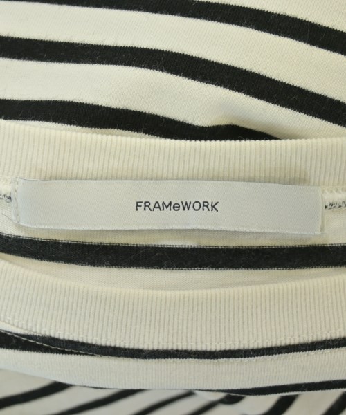 FRAMeWORK（フレームワーク）Tシャツ・カットソー 白 サイズ:F レディース/2200692829035