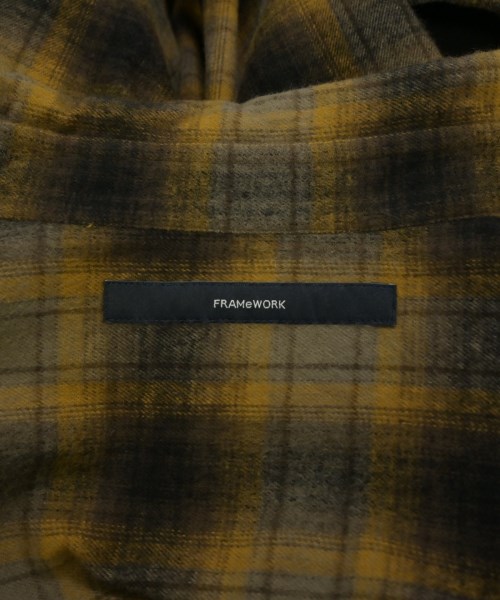 FRAMeWORK（フレームワーク）カジュアルシャツ 茶 サイズ:F レディース/2200693267010