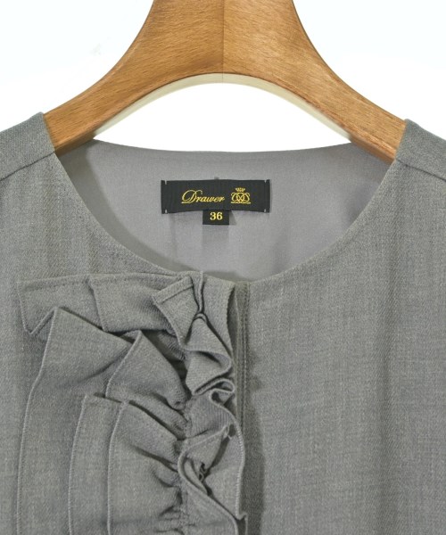 Drawer（ドロワー）シャツワンピース グレー サイズ:36(S位) レディース/2200635688033