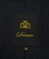 Drawer（ドロワー）ノーカラージャケット 紺 サイズ:38(M位) レディース/2200638013078