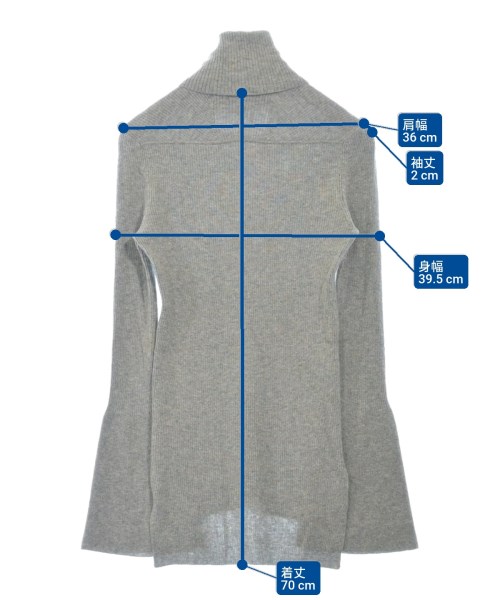 Drawer（ドロワー）ニット・セーター グレー サイズ:1(S位) レディース/2200624659020