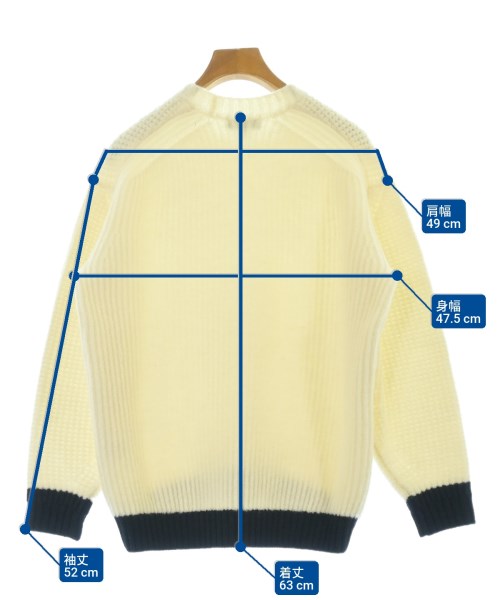 Drawer（ドロワー）ニット・セーター 白 サイズ:1(S位) レディース/2200625016037