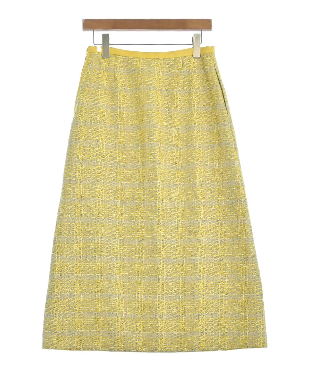 Drawer（ドロワー）ロング・マキシ丈スカート グレー サイズ:38(M位