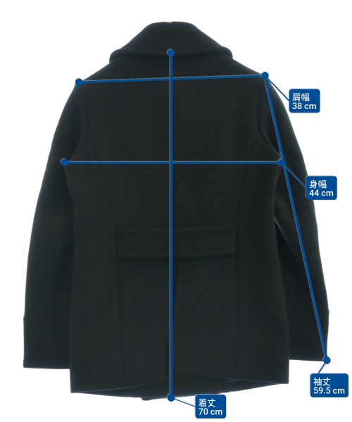 Drawer（ドロワー）ピーコート 紺 サイズ:38(M位) レディース/2200639349039