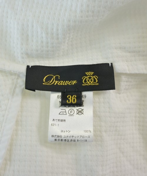 Drawer（ドロワー）カジュアルシャツ 白 サイズ:36(S位) レディース/2200623765036