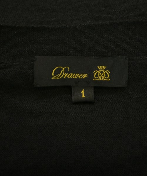 Drawer（ドロワー）カーディガン 黒 サイズ:1(S位) レディース/2200623765074