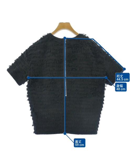 Drawer（ドロワー）カジュアルシャツ 黒 サイズ:36(S位) レディース/2200623765203