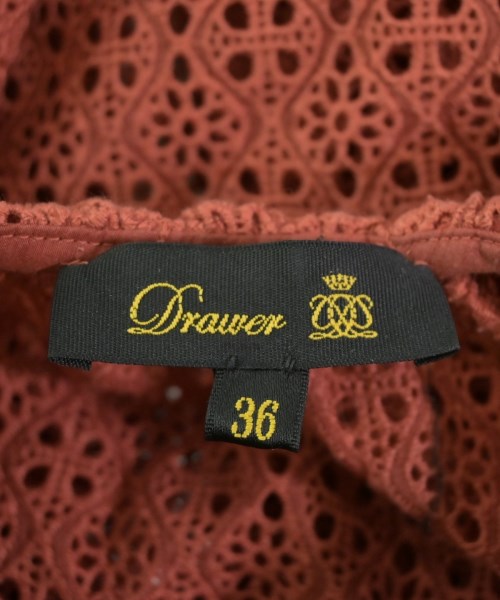 Drawer（ドロワー）ブラウス オレンジ サイズ:36(S位) レディース/2200625531110