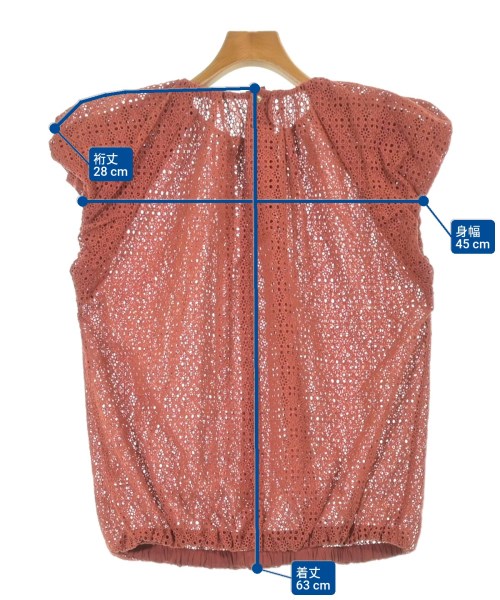 Drawer（ドロワー）ブラウス オレンジ サイズ:36(S位) レディース/2200625531110