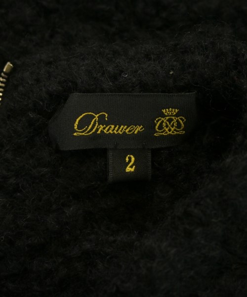 Drawer（ドロワー）ニット・セーター 黒 サイズ:2(M位) レディース/2200639797090