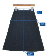 Drawer（ドロワー）ひざ丈スカート 紺 サイズ:1(S位) レディース/2200626857028